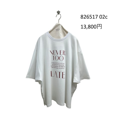 Instalive ayane 2026 summer ドッキングバックギャザーTシャツ　826517