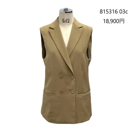 j.s luxeCOGTHEBIGSMOKE ハイネックジレ