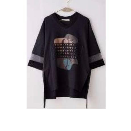 5/11 Instalive Lallia Mu 26 autumn レースドッキングカットソー　2613532