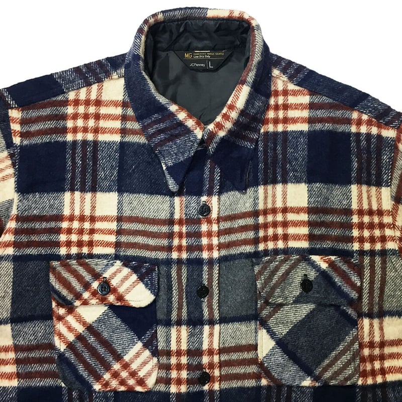 JC PENNEY 70's CPO WOOL SHIRT JACKET | THE CHAR