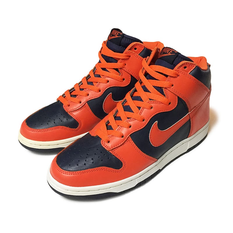 NIKE DUNK HIGH 2003年27.5 オレンジ オブシディアン NIKEナイキ廃盤2003年DUNK HIGHダンクハイ27㎝ブロンコス新品箱