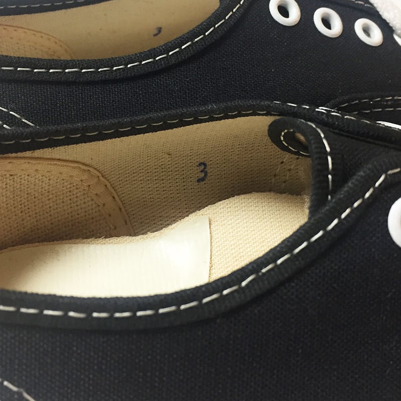 80's VANS DEADSTOCK AUTHENTIC MADE IN USA BLACK