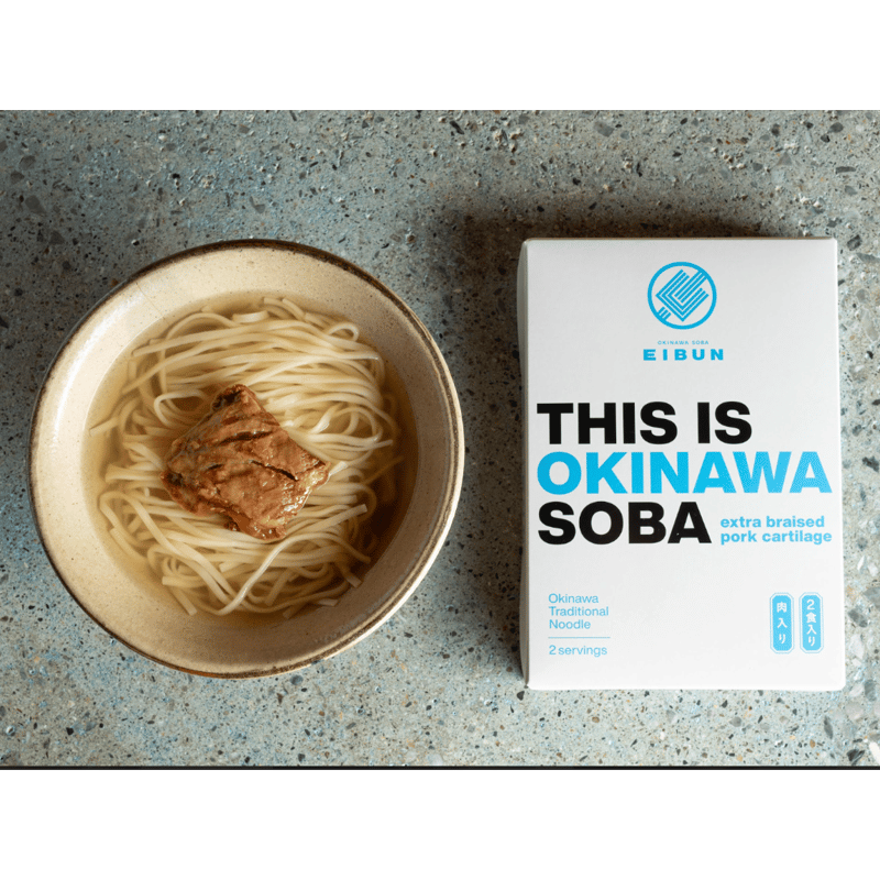 5箱パック THIS IS OKINAWA SOBA【プレミアムお肉入り】EIBUN 沖縄そば