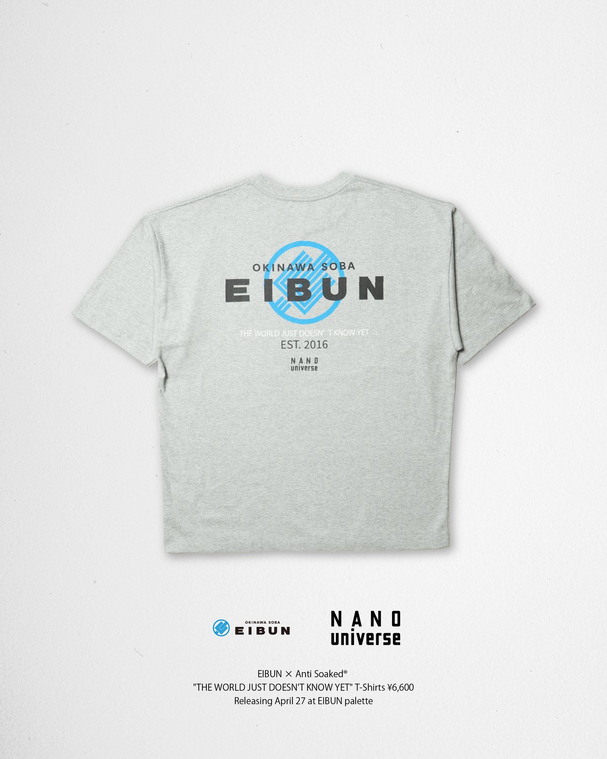 NANO universe × EIBUNコラボTシャツ | OKINAWA SOBA EIBUN