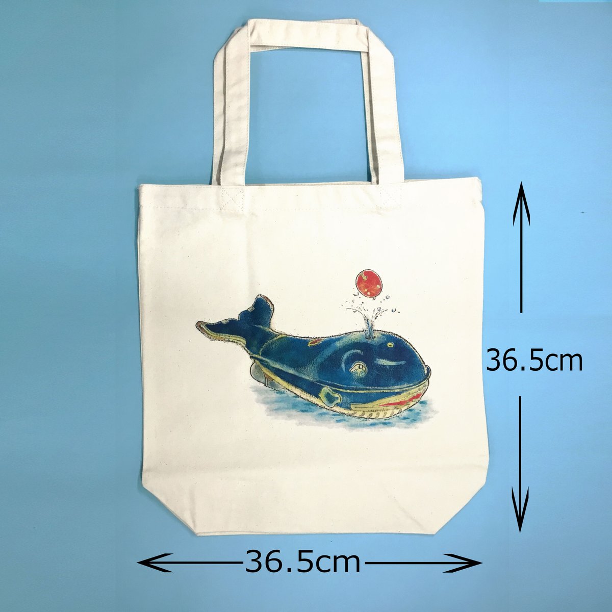 まいごのりんご トートバッグ（クジラ） | TOYS LAND STORE