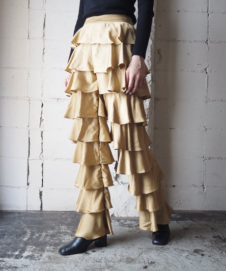Tiered Satin Pants BE