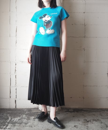 Cutoff Sleeve Mickey Sweat BL