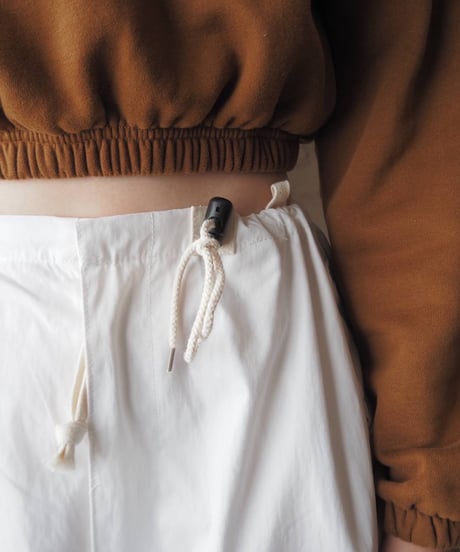 Half Zip Cropped Sweat BR