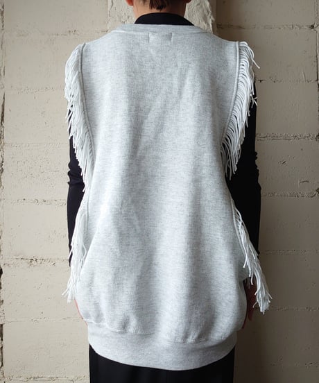 ORFEO MIX Fringe Sweat Vest GR