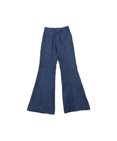 1970's Wrangler Center Press Flared Denim BL