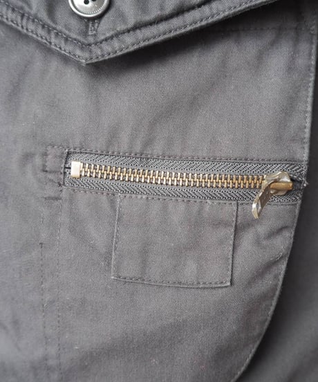 Padded Hood Mods Coat BK