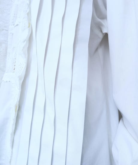 Lace×Tuck Bodice Blouse WH