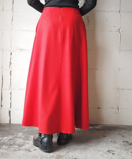 MICHAEL KORS Flare Wool Skirt RE