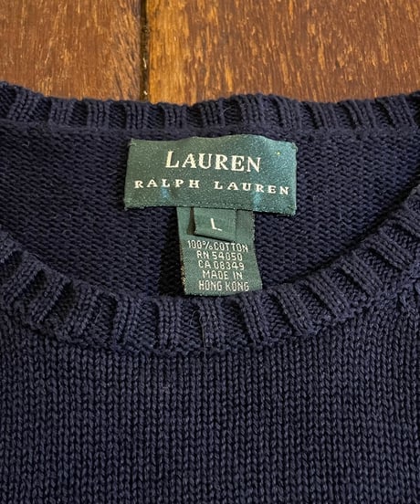 LAUREN Emblem Design Knit NV