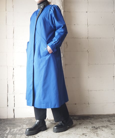 Stand Collar Aline Coat BL