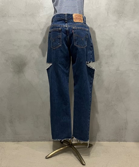 REMAKE Levi's550 Slashed Denim NV