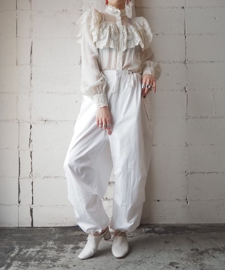 GUNNE SAX Frill Sheer Blouse IV