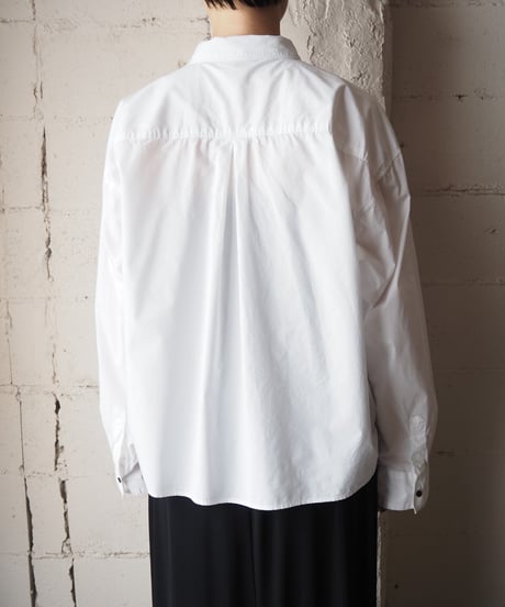 J.CREW Pintuck Cotton Shirt WH