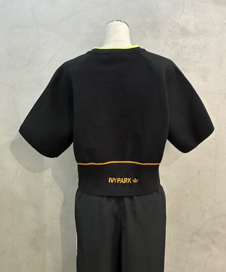 adidas × IVYPARK Cropped Knit Tops BK