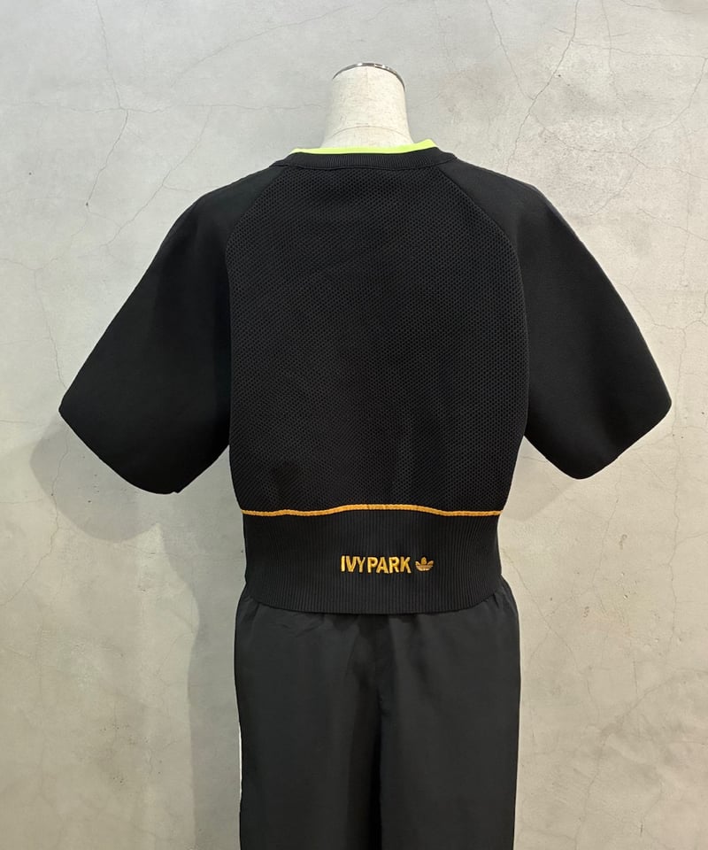 adidas × IVYPARK Cropped Knit Tops BK | Orfeo