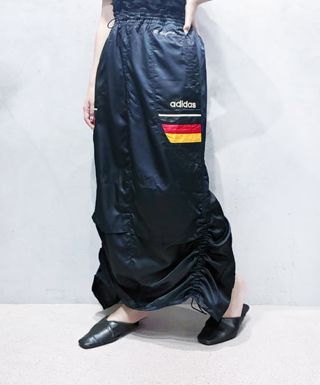 REMAKE adidas  Drawstring Track Skirt BKREYE