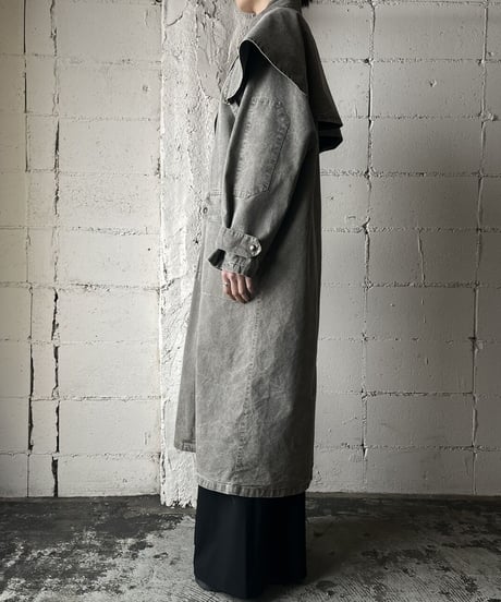Removable Denim Duster Coat GR