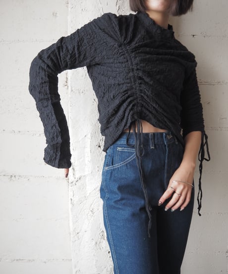 BIMBA Y LOLA Drawstring Design Tops BK