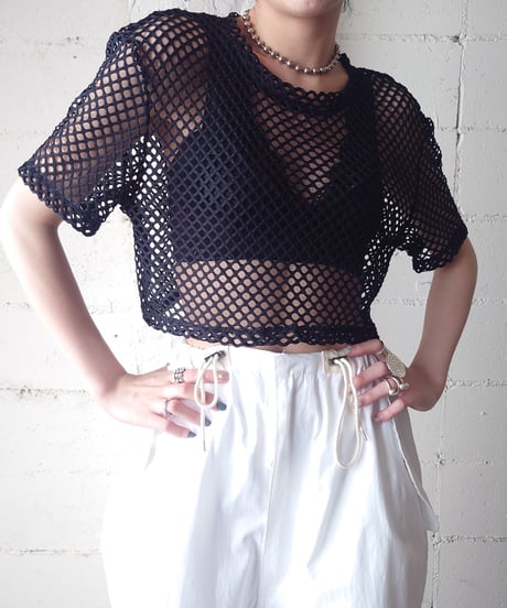 Short Mesh Tee BK