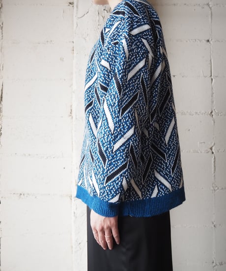 Herringbone Pattern Sweater BL