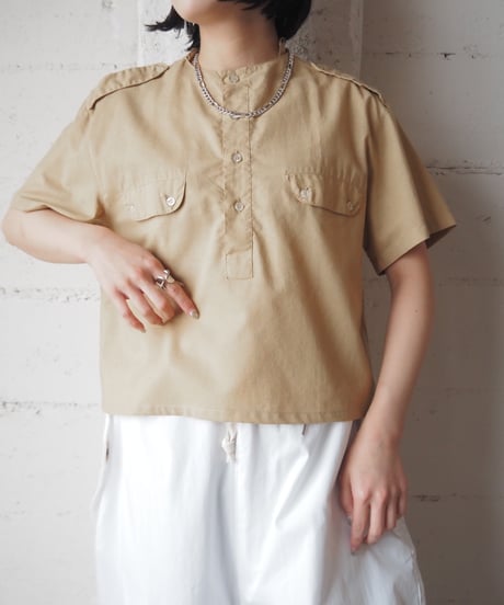Front Pocket Design Blouse BE
