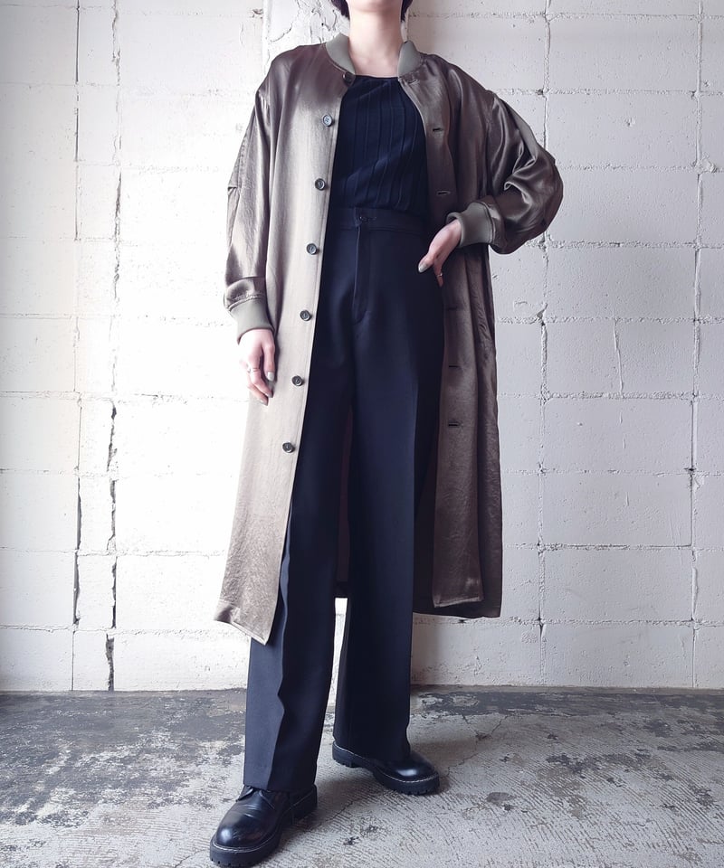 Orfeo ORIGINAL】Satin Blouson Coat | Orfeo
