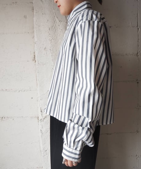 Remake LACOSTE Stripe Short Shirt GRWH