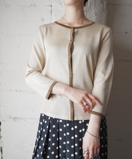 La Mode BALENCIAGA Bi-color Cardigan BE BR