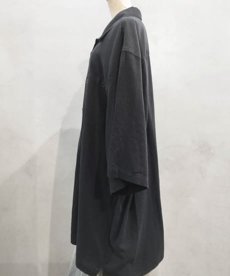 5X Linen Mix Big Shirt BK