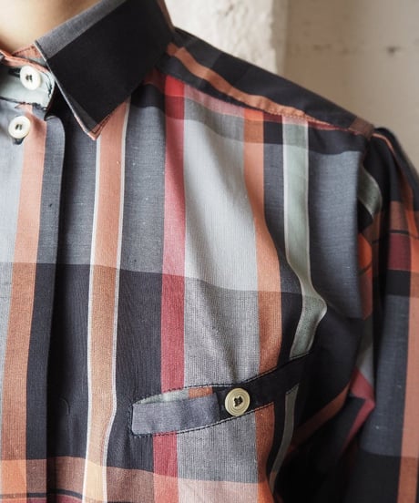 Tuck Sleeve Check Shirt GRPI