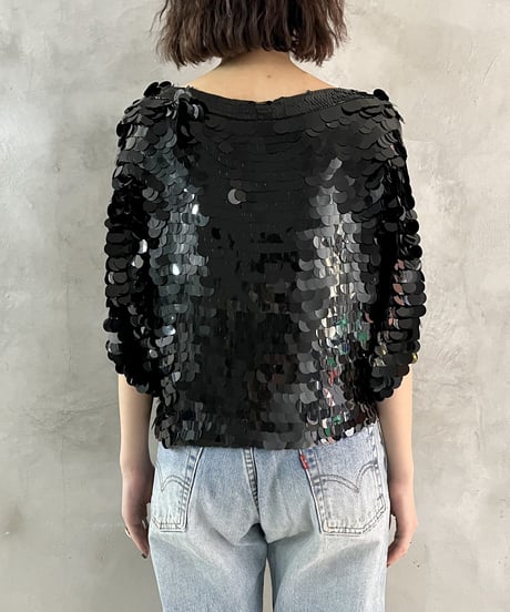 S/S Sequin Tops BK