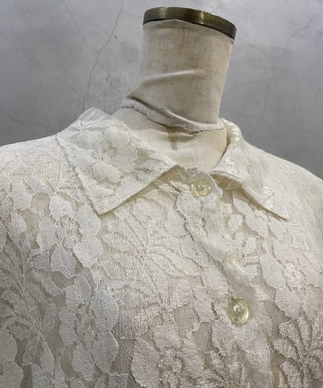 S/S Lace Shirt WH