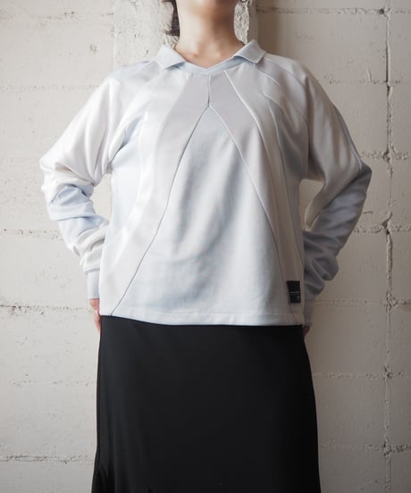 REMAKE adidas L/S Tricolor Tops LBL LGR WH