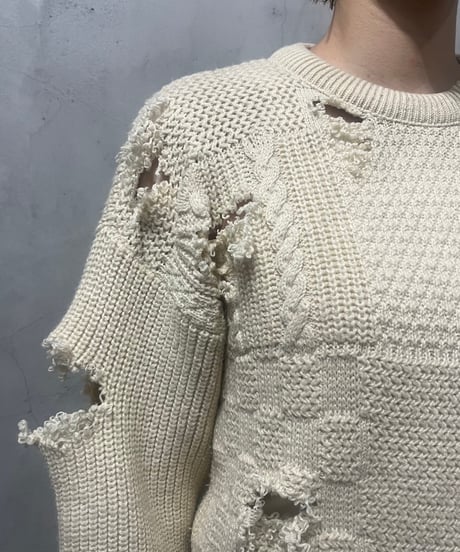 Remake Crashed Fisherman Knit IV