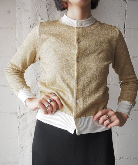 tricot COMME des GARÇONS Lame Cardigan GO