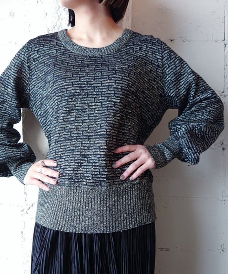 Glitter Pattern Knit GOBK