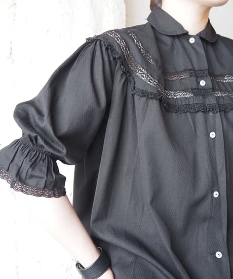1940~50's Euro Shirt Dress BK