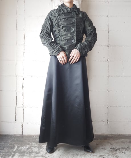 Shirring High Neck Jacket KA