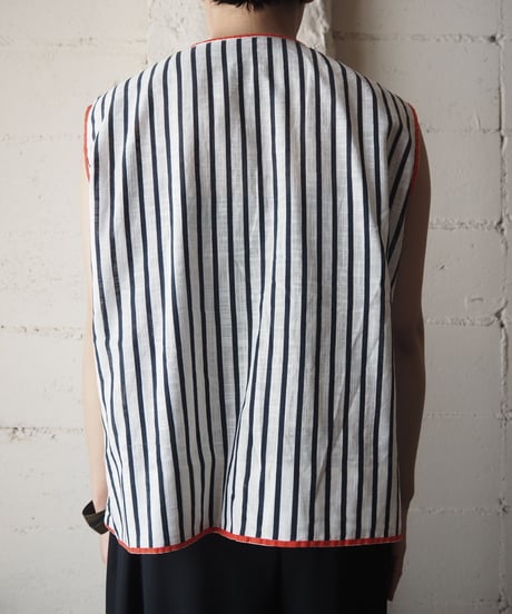 1970's Sleeveless Stripe Shirt WHNVRE