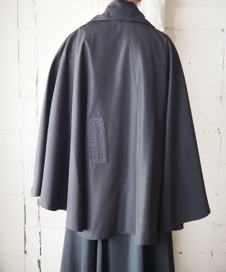 Belted Cape Coat BK
