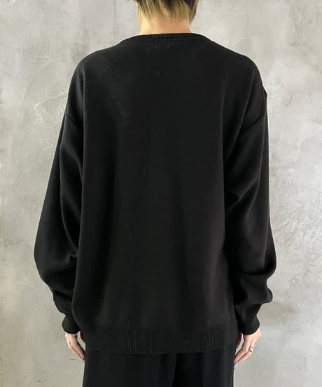 LACOSTE Vneck Knit BK