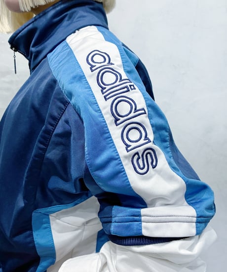 80-90's adidas S/S Track Jacket NVLBLWH