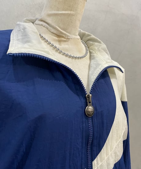 Reebok Wave Design Nylon Jacket NV WH