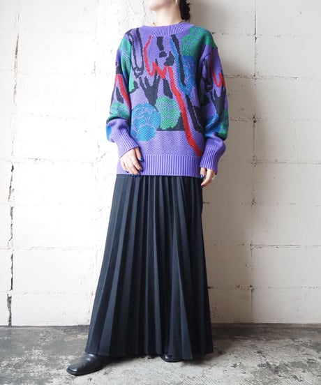 Psychedelic Pattern Knit