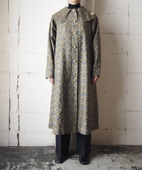 1950～60's Botanical Pattern Coat KA